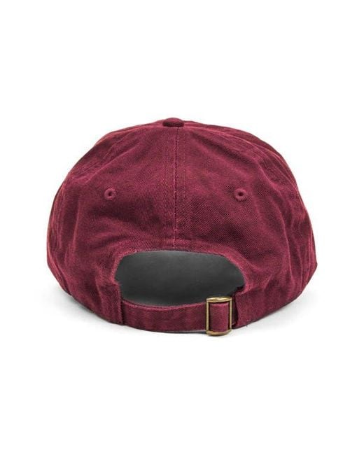 Clare V. Red Lips Graphic Baseball Cap