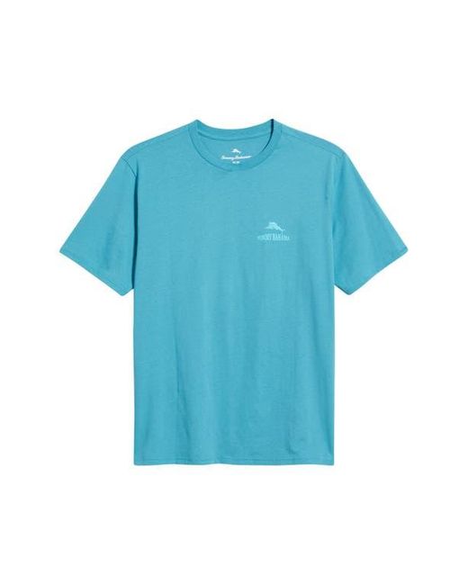 Tommy Bahama Blue Polar Beers Cotton Graphic T-Shirt for men