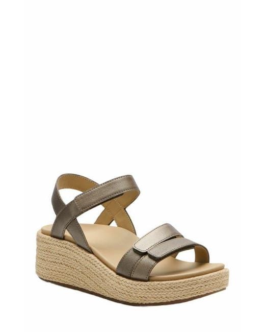 ABEO Metallic Solstice Strap Sandal