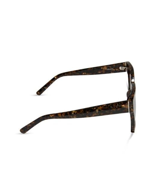 DIFF Brown Ariana 54Mm Gradient Square Sunglasses