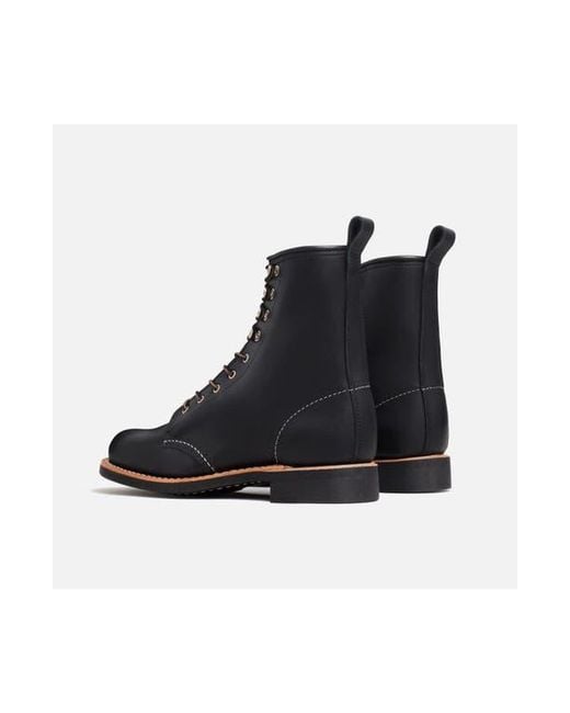 Red Wing Black Silversmith Full Grain Leather Boot
