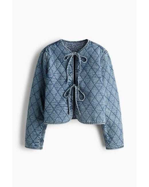 H&M Blue Reversible Denim Jacket