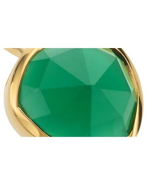 Monica Vinader Green Siren Onyx Stacking Ring