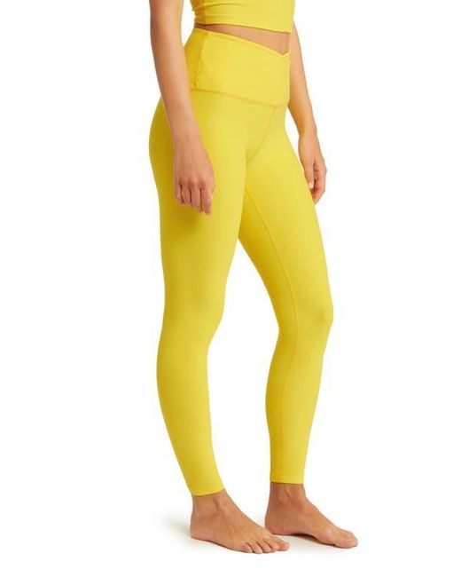 Beyond Yoga Yellow Spacedye At Your Leisure High Waisted Midi leggings