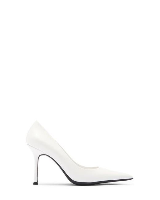 Jeffrey Campbell White Risktaker Pointed Toe Pump