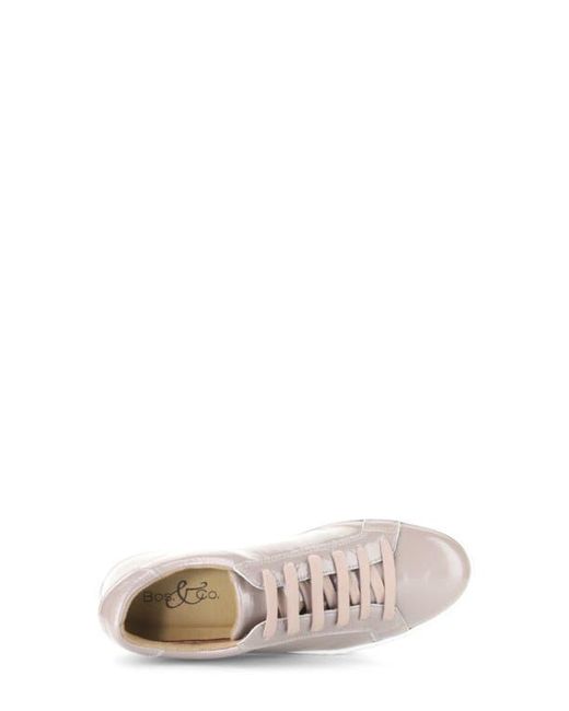 Bos. & Co. White Maya Platform Sneaker