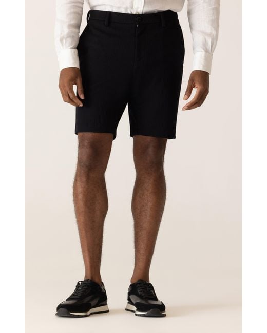 Dek Black Oasis Hyperloop Honeycomb Bermuda Shorts for men