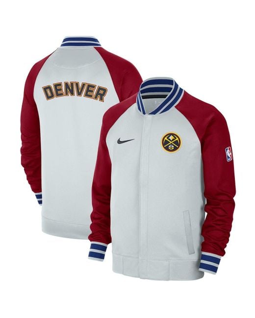 Nike /red Denver nuggets 2022/23 City Edition Showtime Thermaflex Full-zip Jacket At Nordstrom for men