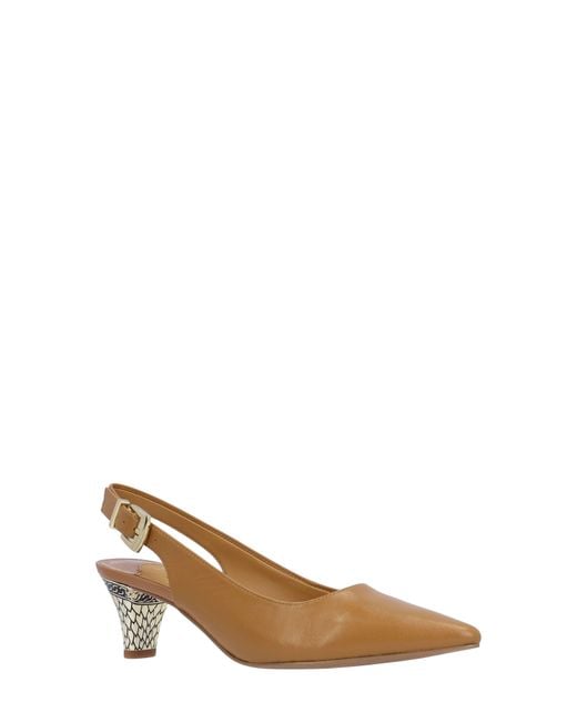 J. Reneé Brown Mayetta Slingback Pointed Toe Pump