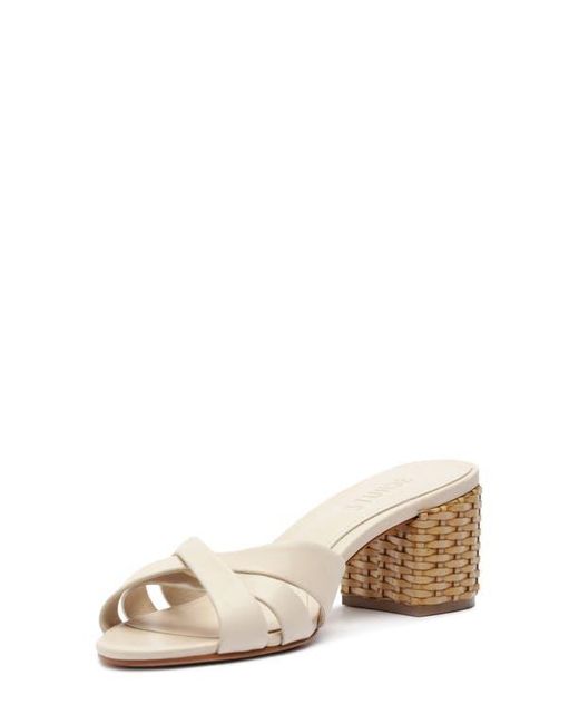 SCHUTZ SHOES White Keefa Slide Sandal