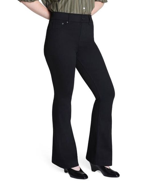 Spanx Black 2.0 Pull-On Flare Jeans