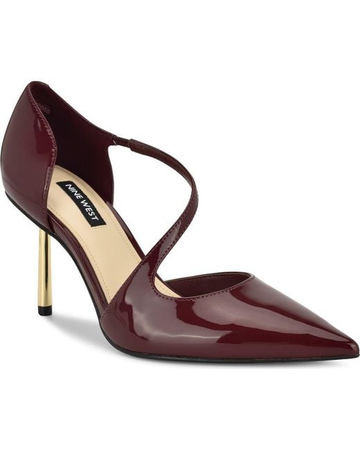Nine West Purple Dolen Pointed Toe Pump
