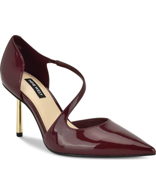 Nine West Purple Dolen Pointed Toe Pump