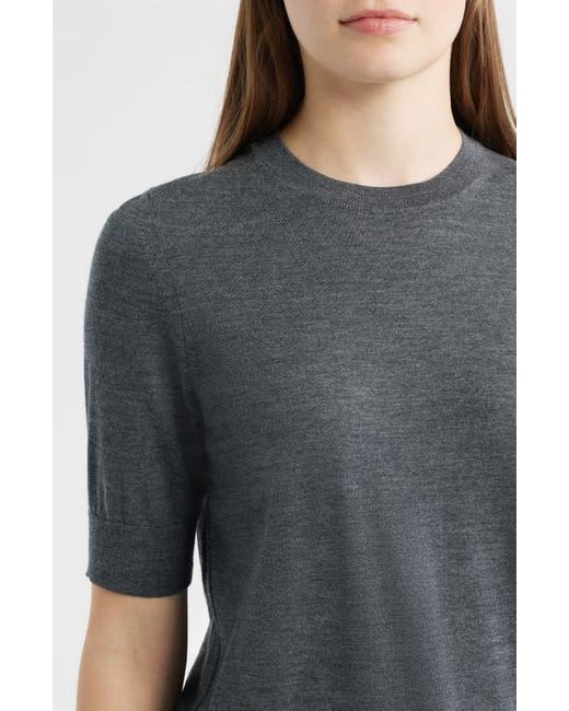 Boss Black Farbella Short Sleeve Virgin Wool Sweater