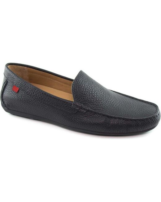 Marc Joseph New York Blue Broadway Leather Venetian Driver Loafer for men