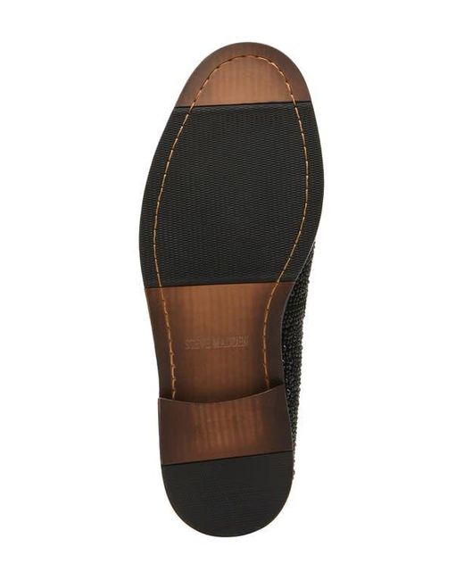 Steve Madden Black Natan Penny Loafer for men