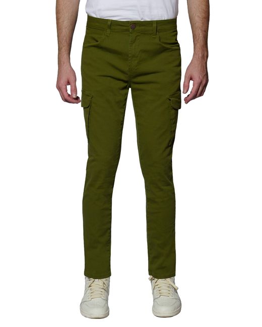 Monfrere Preston Slim Fit Cargo Jeans in Green for Men | Lyst