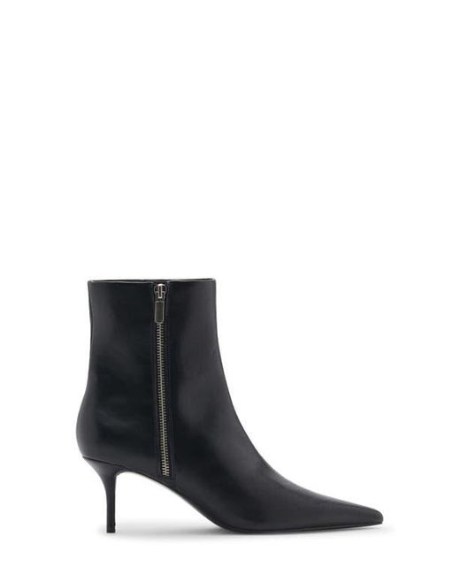 Mango Black Pointed Toe Bootie