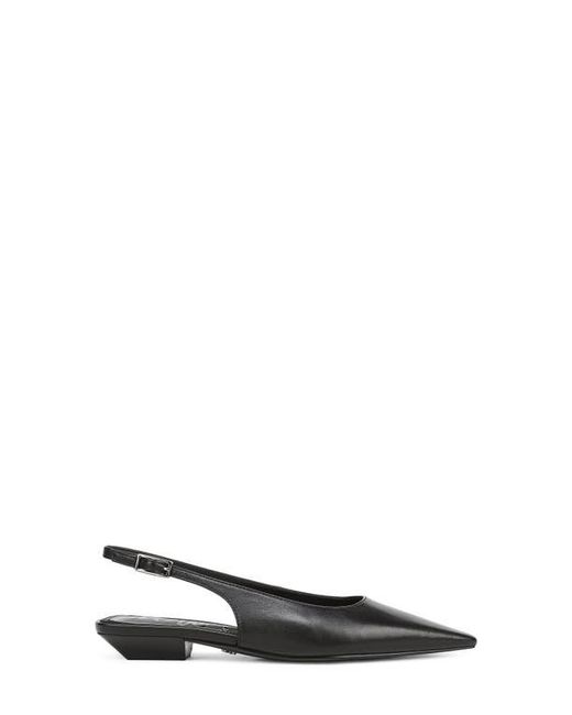 Sam Edelman Black Netty Slingback Pointed Toe Flat