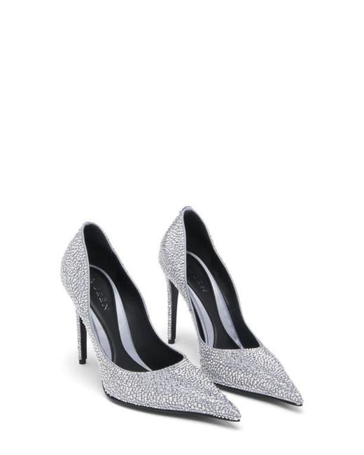 McQueen White Skull Pump