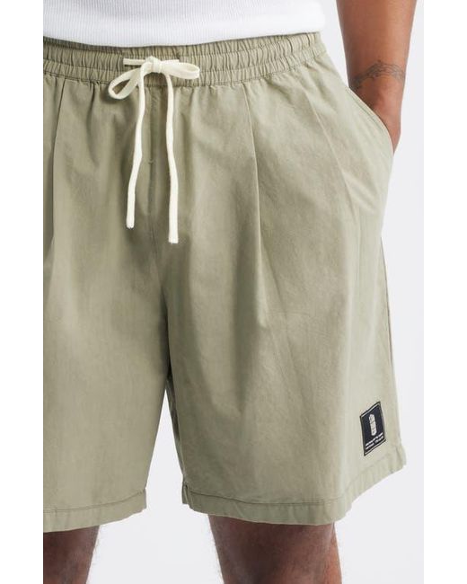 Standard Issue Natural Camp Pleated Shorts for men