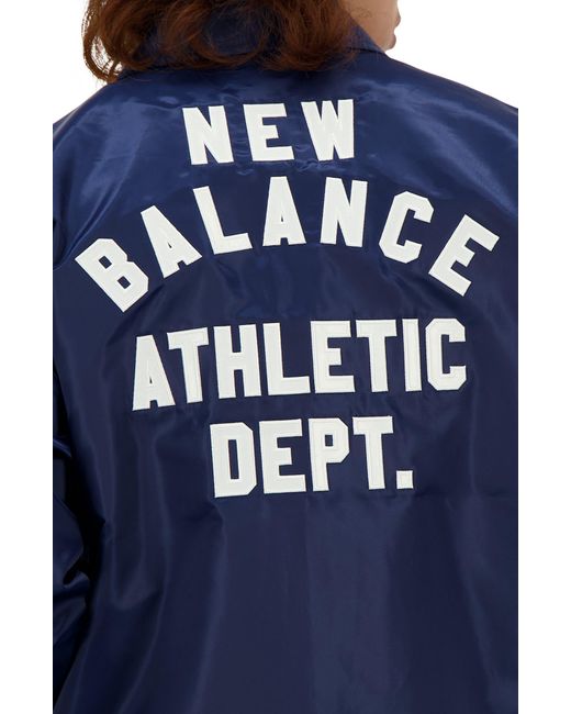 New Balance Blue Greatest Hits Coach Jacket for men