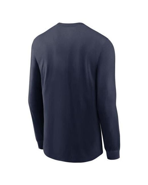 Nike Blue Penn State Nittany Lions 2025 Sideline Performance Long Sleeve T-Shirt for men