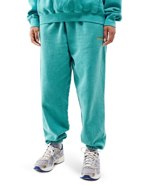 iets frans... Logo Embroidery Cotton Blend Fleece joggers in Green | Lyst