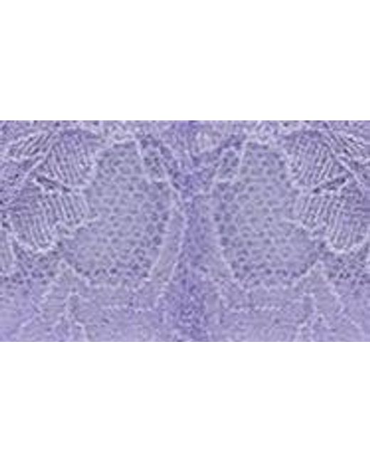 Journelle Purple Anais Low Balconette Lace Underwire Bra