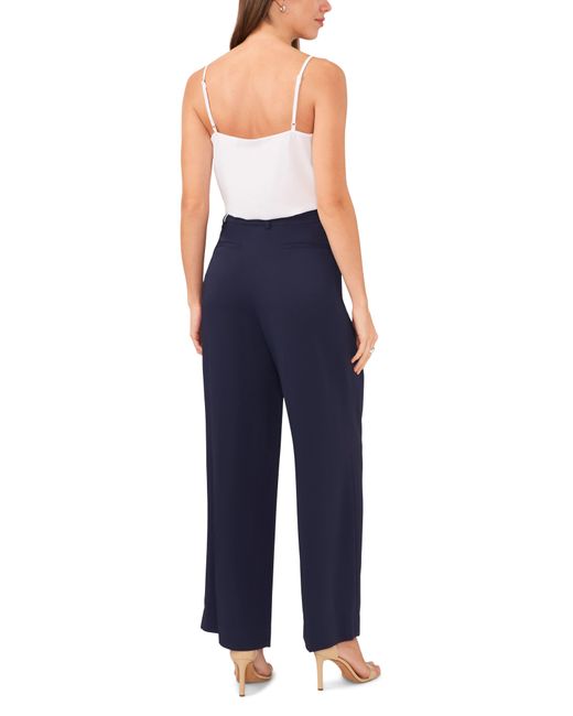 Halogen® Blue Halogen(r) Pleated Boyfriend Pants