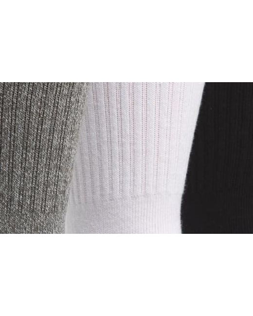 Stance Black Icon Assorted 3-pack Crew Socks for men