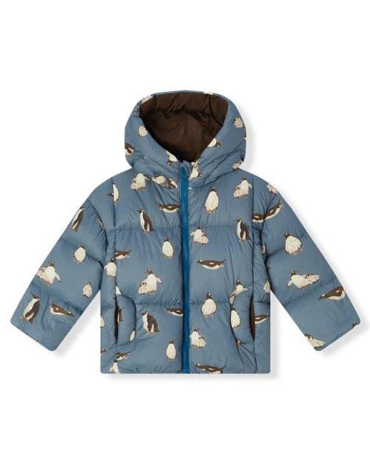 Milkbarn Blue Puffy Down Jacket