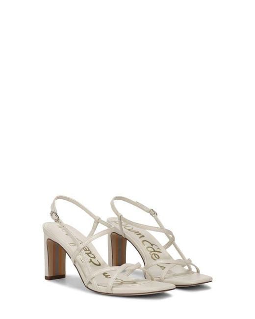 Sam Edelman White Elissa Slingback Sandal