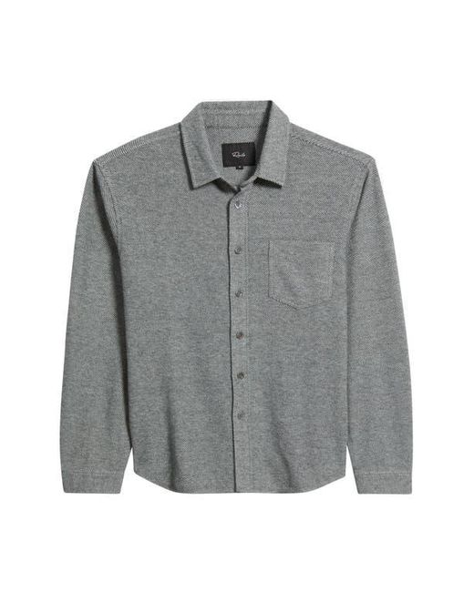 Rails Gray Hawke Twill Button-Up Shirt for men