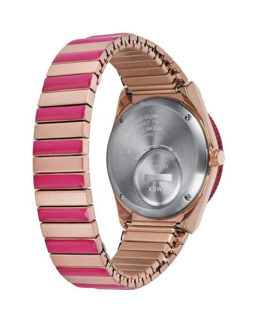 Timex Pink Q Timex Bracelet Watch, 36Mm