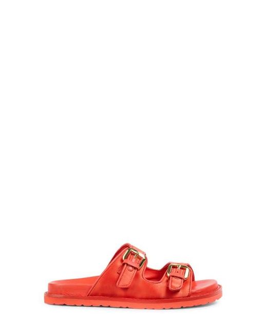 L.K.Bennett Red Capri Two-Strap Sandal