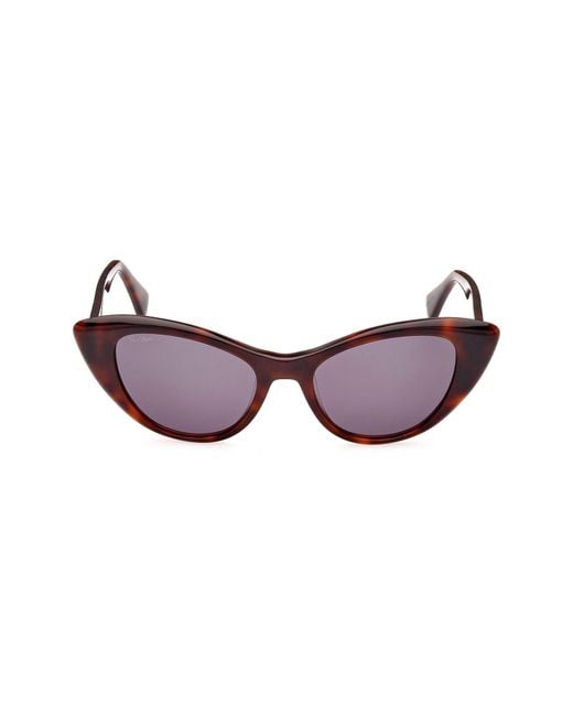 Max Mara Purple 51mm Cat Eye Sunglasses