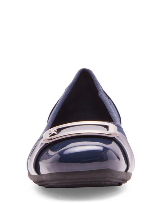 Anne Klein Blue Ulivera Ballet Flat