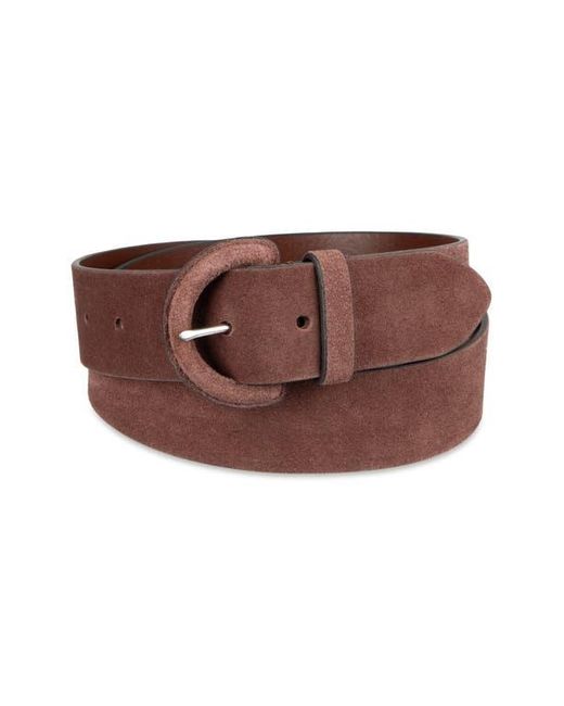 Cole Haan Covered Buckle Suede Belt – Light Brown – Size M – NWT Cole Haan Covered Buckle Suede Belt in Brown | Lyst main image 3