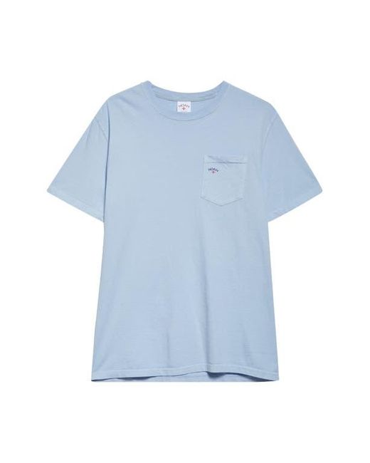★NOAH★ U CORE LOGO POCKET TEE SKY BLUE CORE LOGO POCKET TE Core Logo Pocket Tee - Noah