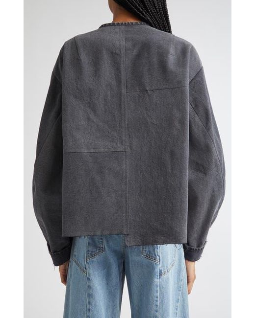 Kuro Black Remake Denim Military Mark Ii Jacket