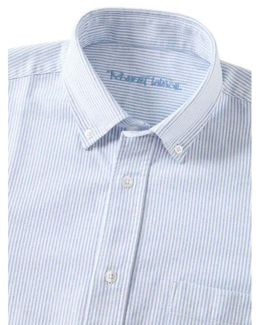Robert Talbott White Harrison Button Down Oxford Shirt for men