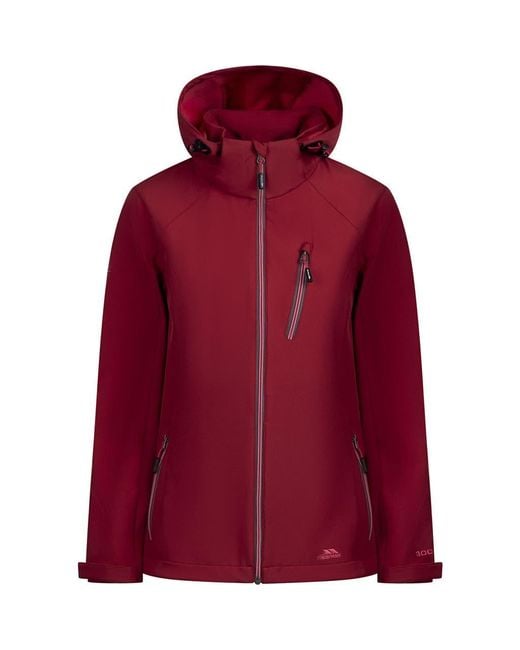 Trespass Red Persephone Soft Shell Jacket