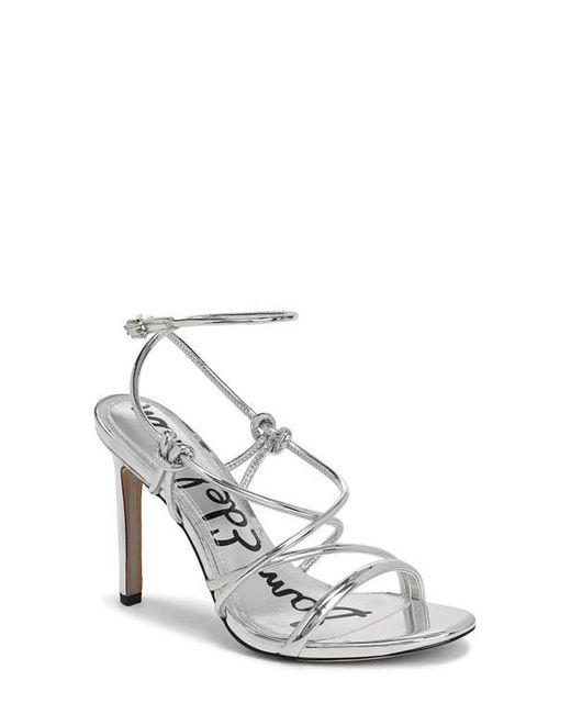 Sam Edelman White Isadora Ankle Strap Sandal