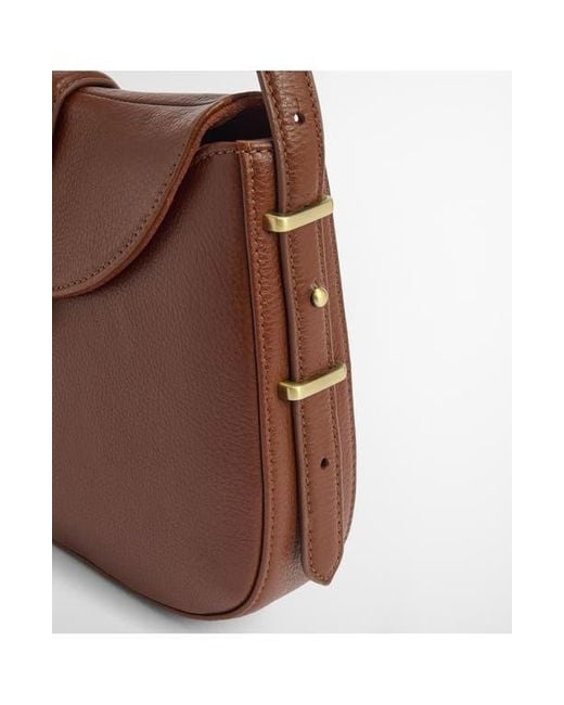 Barbour Brown Alder Leather Sling Bag