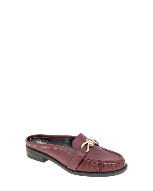 BCBGMAXAZRIA Purple Kaara Mule