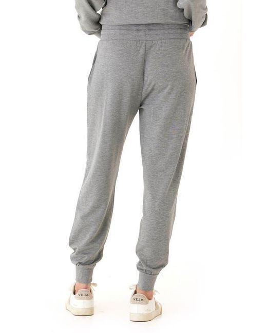 Threads For Thought Gray Liara Feather Fleece Pocket Joggers