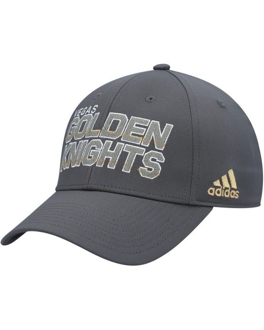 Adidas Gray Vegas Golden Knights Team Bar Flex Hat At Nordstrom for men