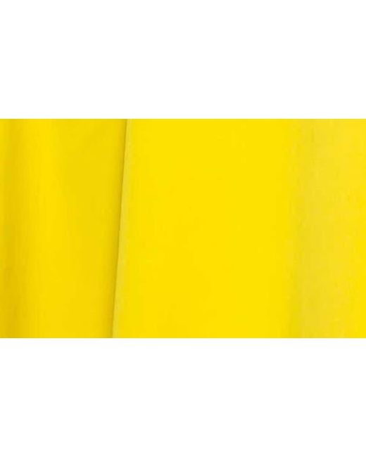 L I V D Yellow Carina Donna Fit & Flare Midi Dress
