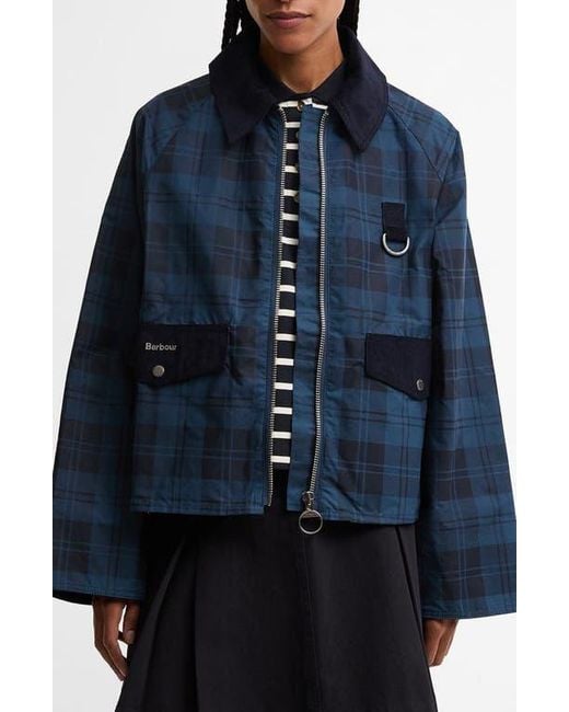 Barbour Blue Baiton Cotton Jacket